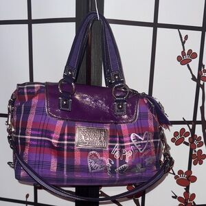 🚫NAME UR PRICE 🚫Coach Poppy Tartan Plaid Bag (style 15884) is a vibrant